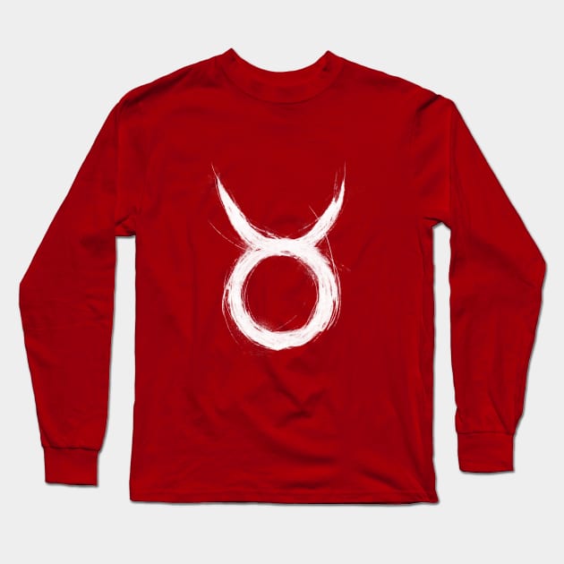 Zodiac - Taurus Long Sleeve T-Shirt by combustocrat